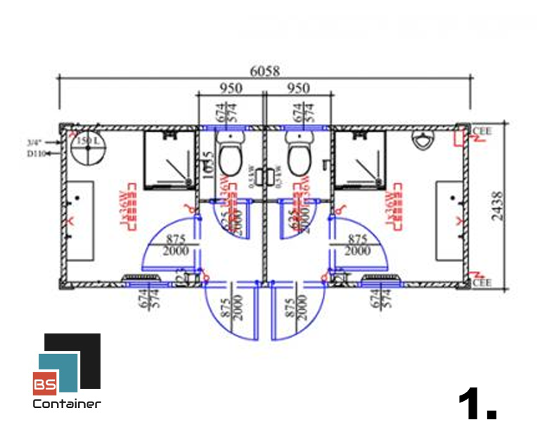 BS Container - Szaniter konténer
