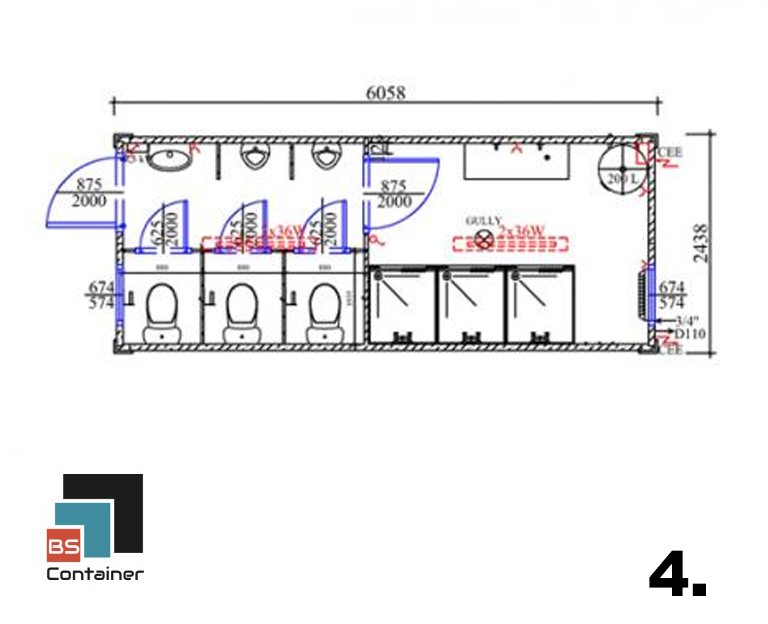 BS Container - Szaniter konténer